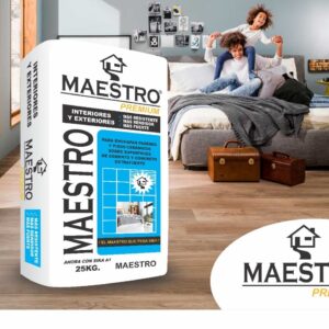 Pegamento Maestro Premiun Interiores y Exteriores 25KG